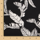 Krepp-Satin Tropic Schwarz - Ribes y Casals