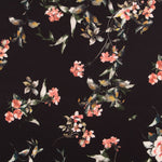 Crep Fine Flower Schwarz - Ribes y Casals