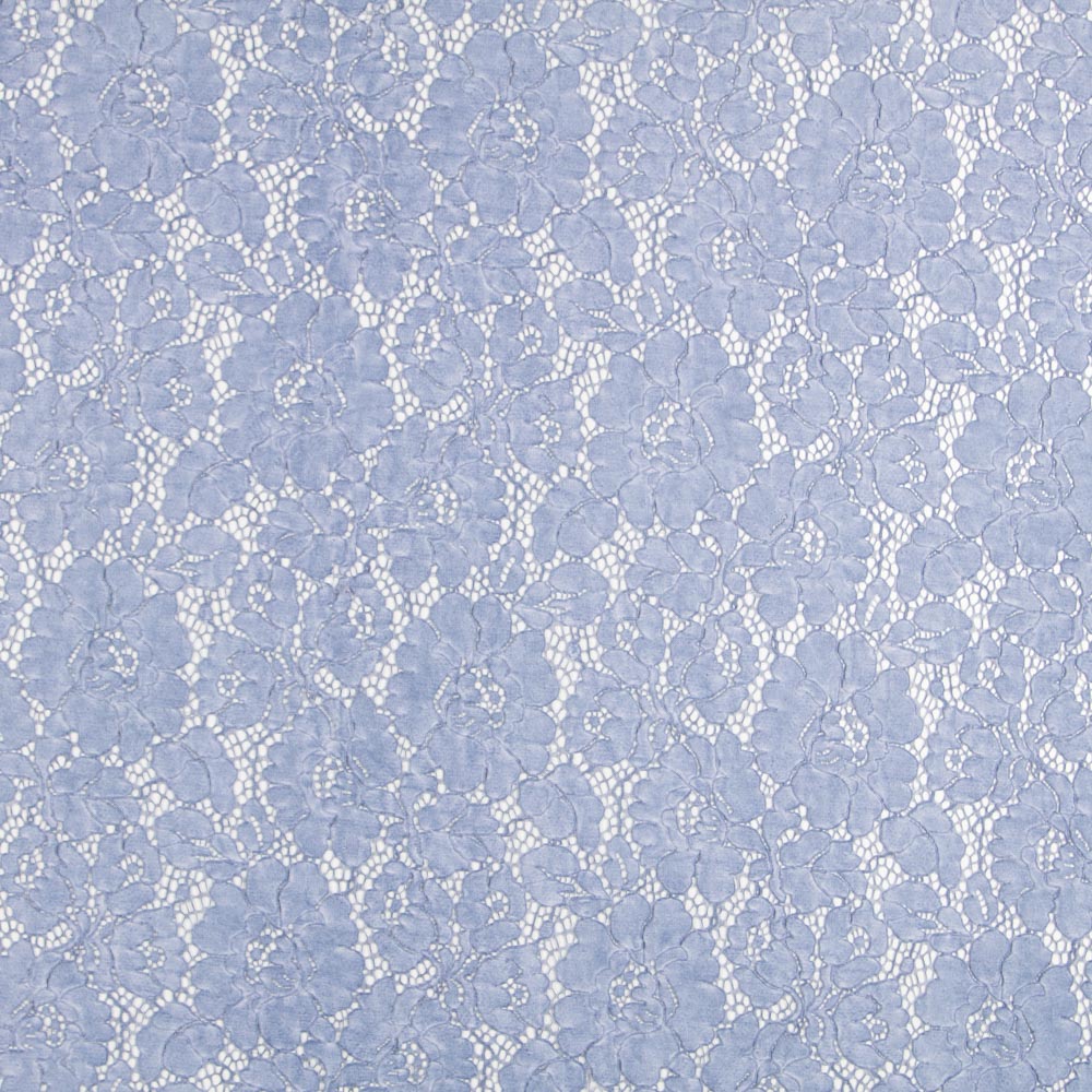 Tie-dye Spitze Rebrodé Blau - Ribes y Casals
