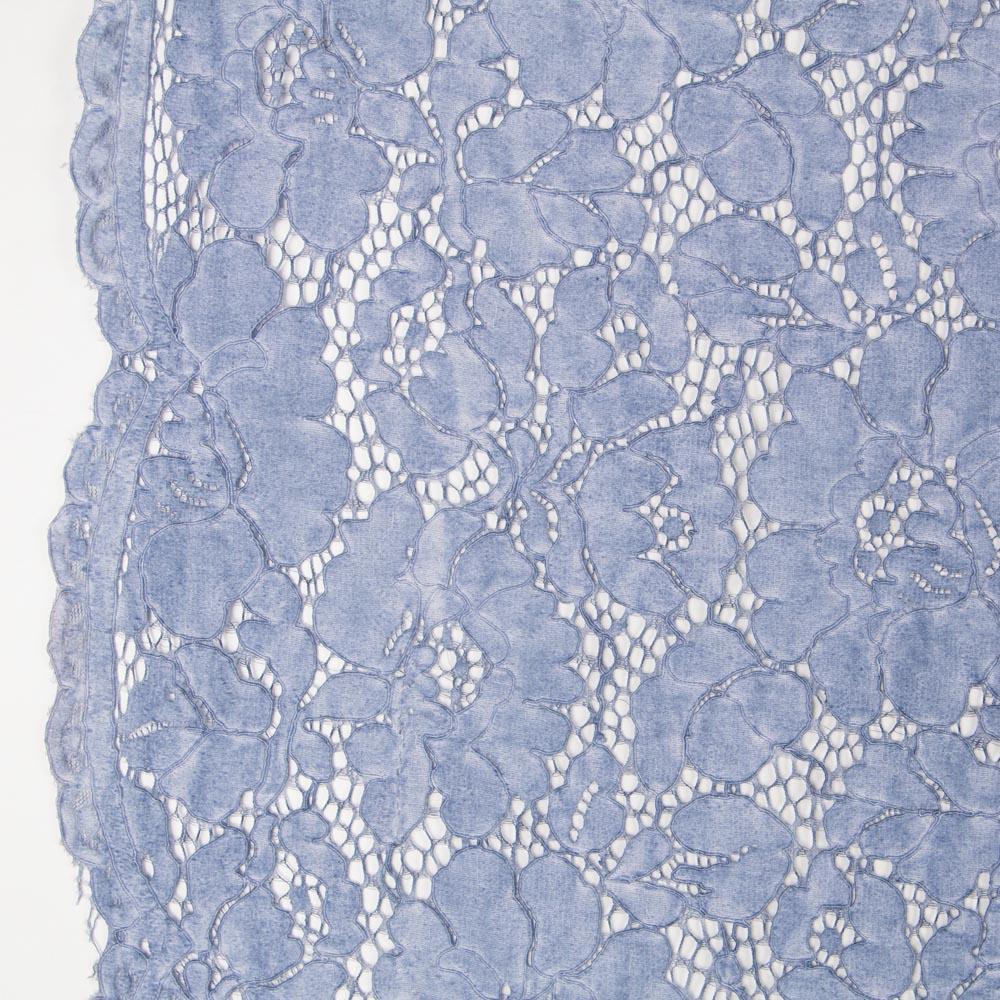 Tie-dye Spitze Rebrodé Blau - Ribes y Casals
