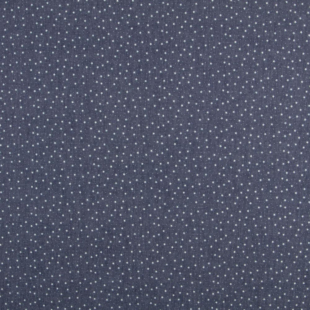 Denim Dunkle Baumwolle Estrellitas - Ribes y Casals