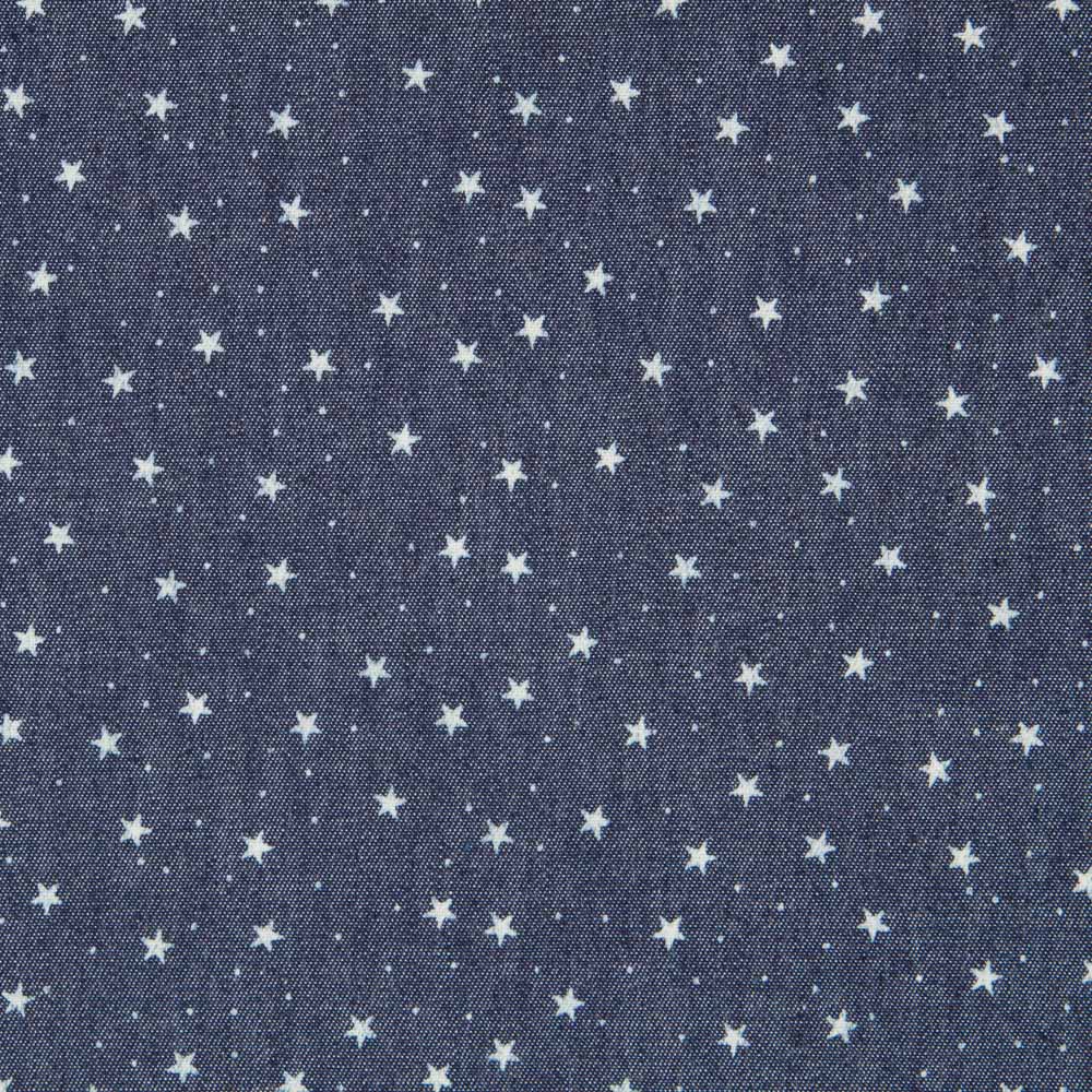 Denim Dunkle Baumwolle Estrellitas - Ribes y Casals