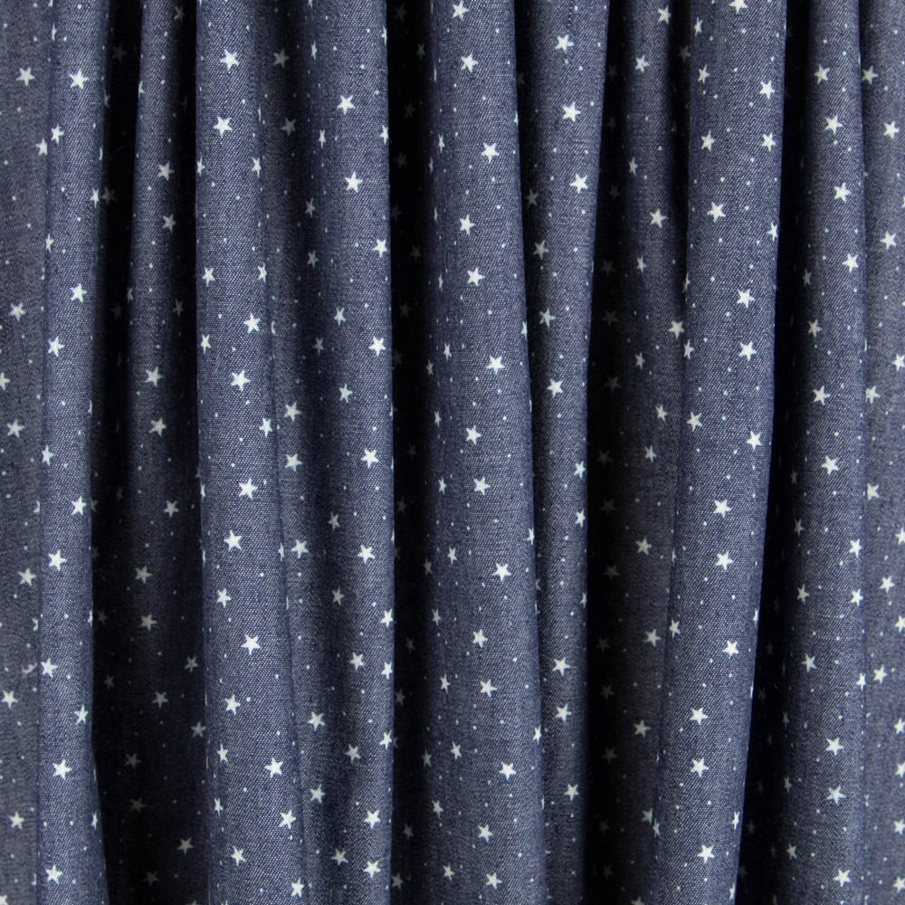 Denim Dunkle Baumwolle Estrellitas - Ribes y Casals