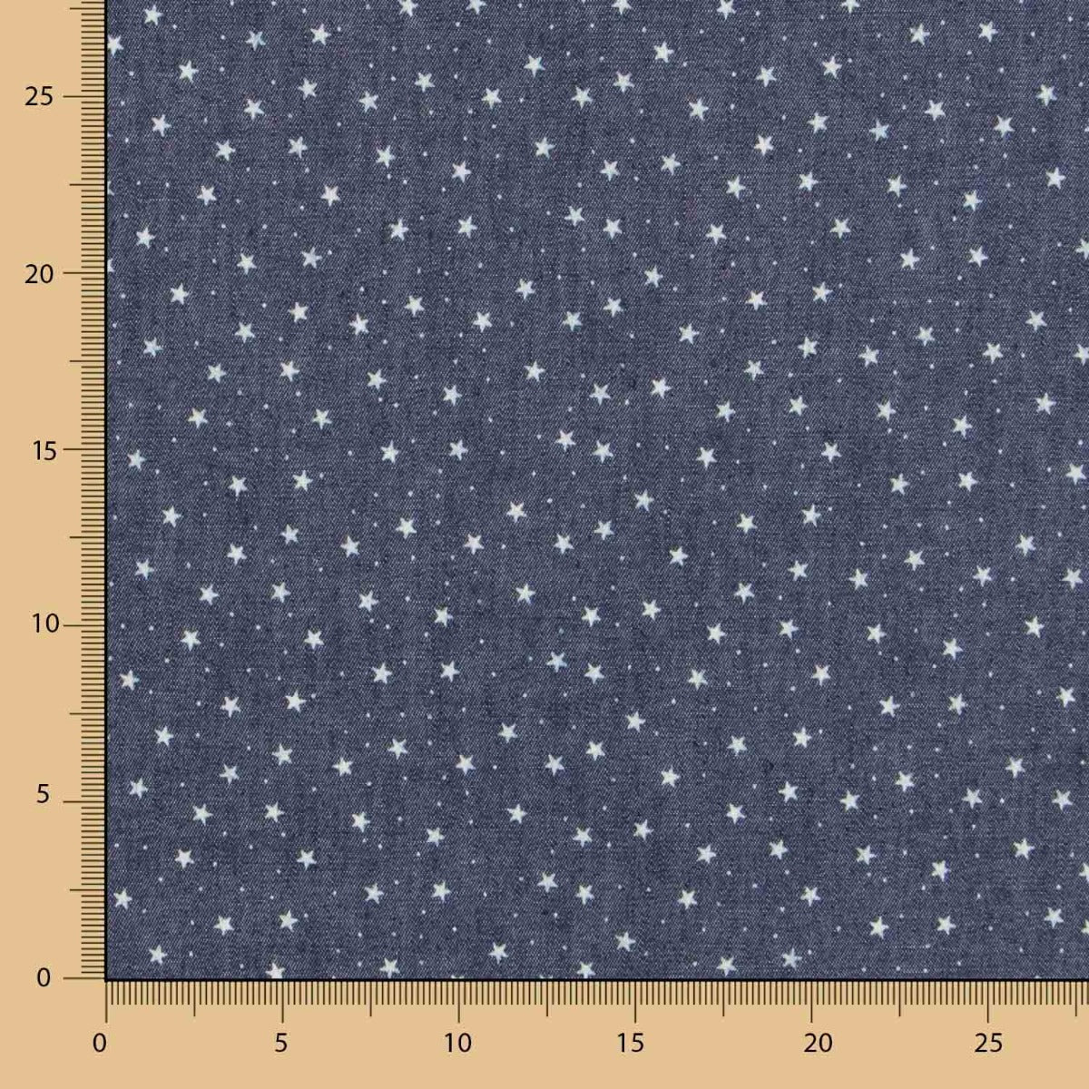 Denim Dunkle Baumwolle Estrellitas - Ribes y Casals