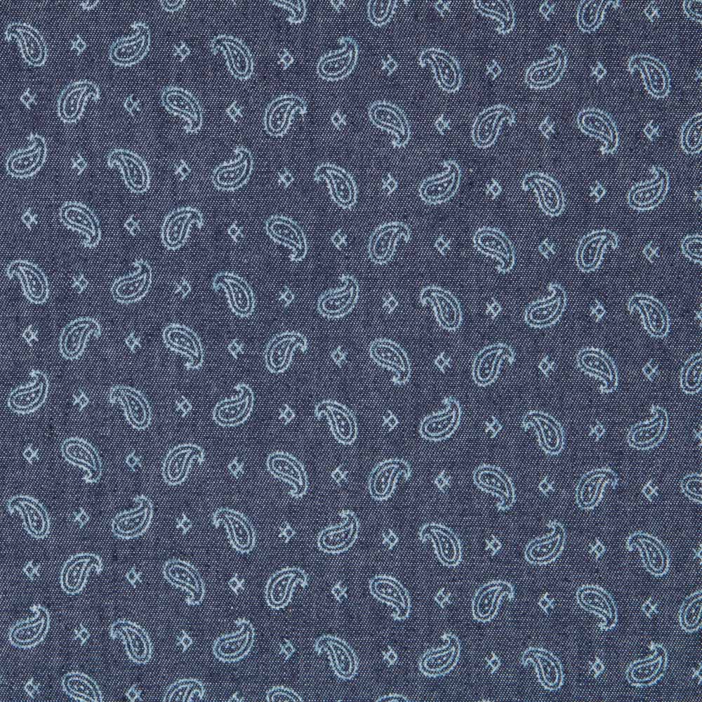 Denim Dunkel Baumwolle Kaschmir Mini - Ribes y Casals