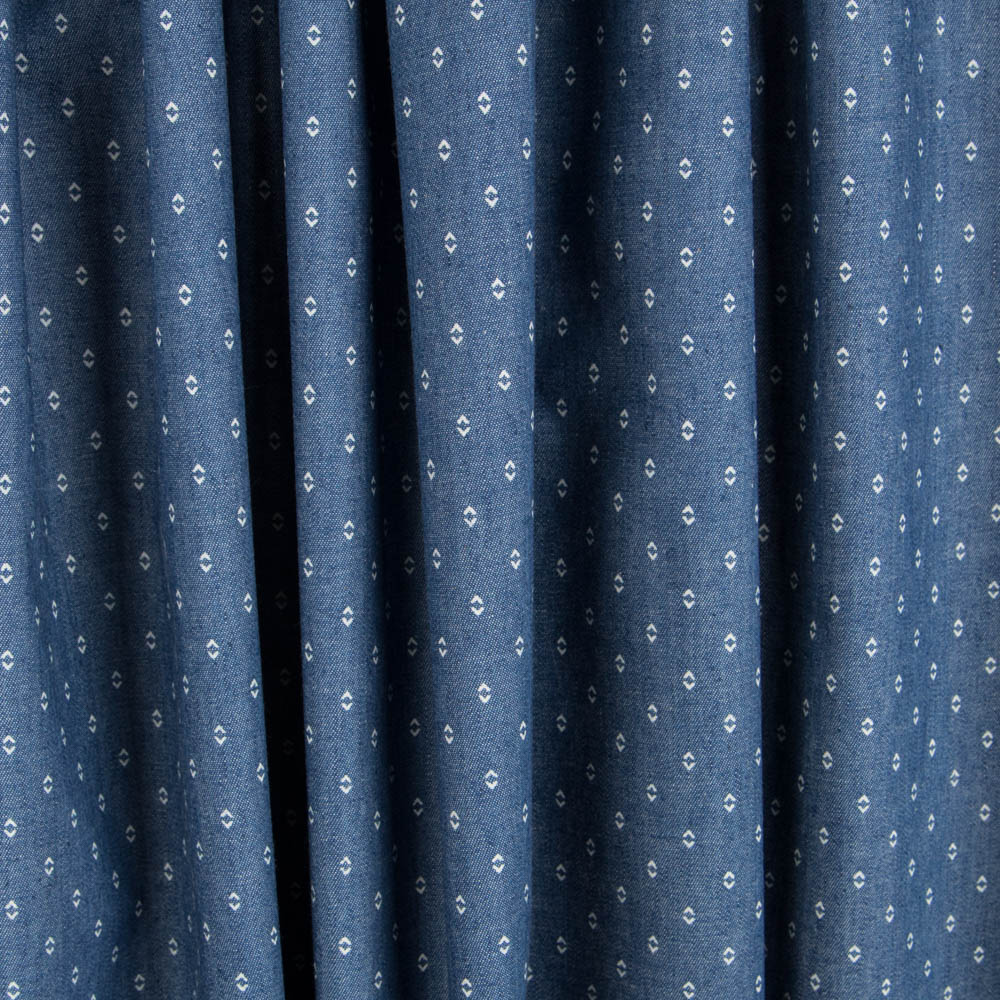 Denim Dunkel Baumwolle Geometrisch - Ribes y Casals