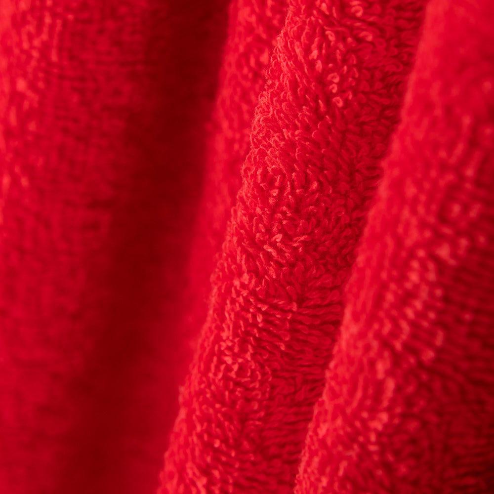 Baumwollhandtuch in intensivem Rot - Ribes y Casals