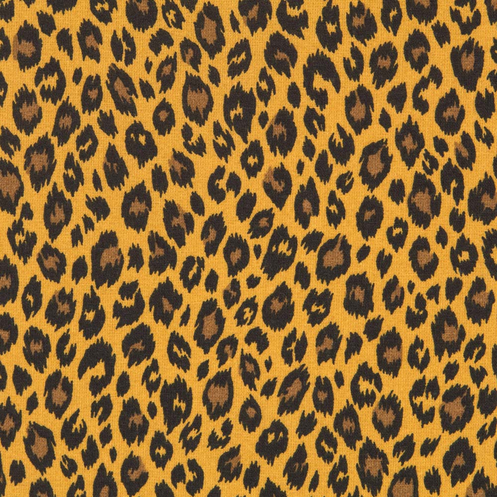 Baumwolle Leopard Ocker - Ribes y Casals