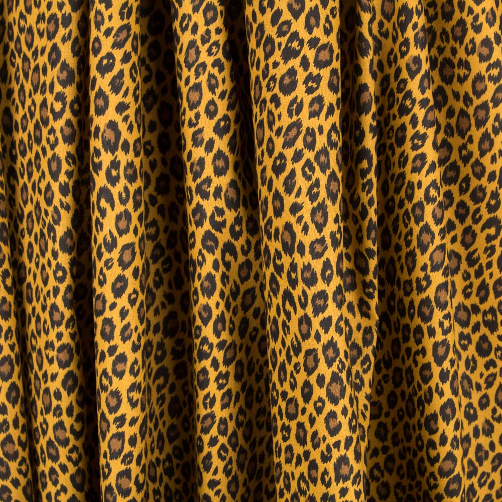 Baumwolle Leopard Ocker - Ribes y Casals