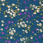 Krepp Viskose Winter Blau - Ribes y Casals