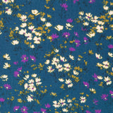 Krepp Viskose Winter Blau - Ribes y Casals