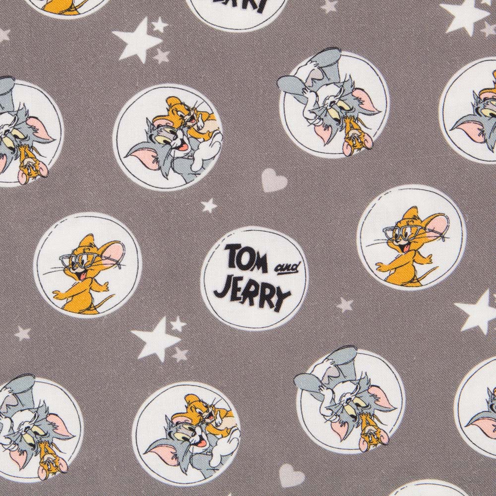 Baumwolle Tom Jerry Grau - Ribes y Casals