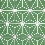Canvas Geometrische Spuren Grün - Ribes y Casals
