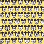 Baumwolle Mickey Face Gelb - Ribes y Casals