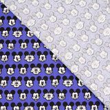 Baumwolle Mickey Face Blau - Ribes y Casals