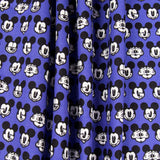 Baumwolle Mickey Face Blau - Ribes y Casals