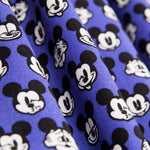 Baumwolle Mickey Face Blau - Ribes y Casals