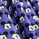 Baumwolle Mickey Face Blau - Ribes y Casals