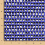 Baumwolle Mickey Face Blau - Ribes y Casals