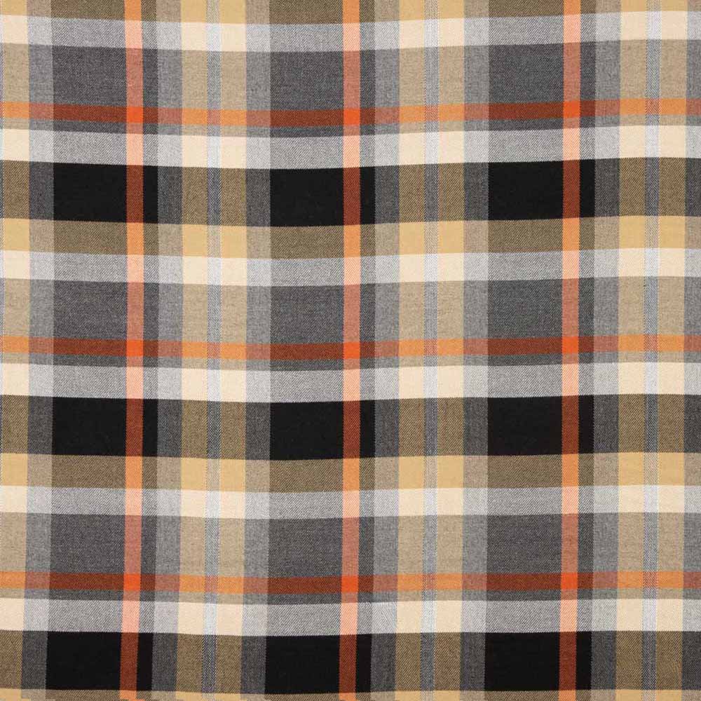 Tartan Braun Elastischer Twill - Ribes y Casals