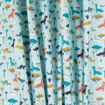 Dinosaurier Baumwolle Popeline Hellblau - Ribes y Casals