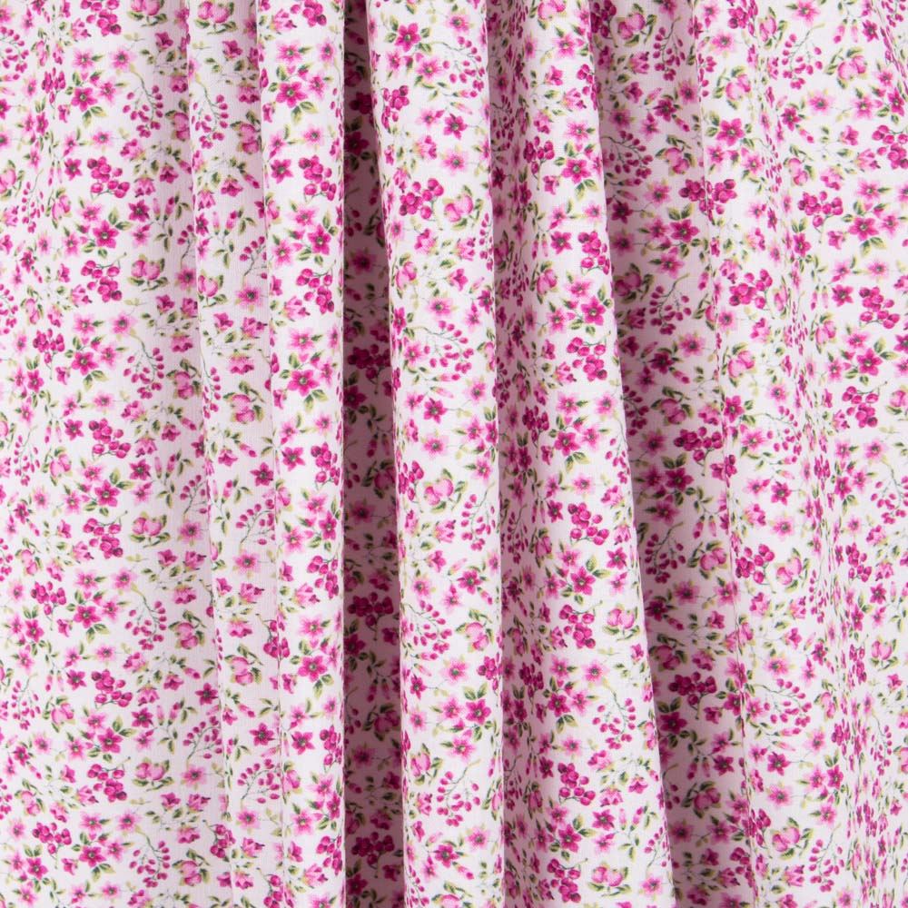 Cotton Liberty Cotton Flowers Rosa - Ribes y Casals