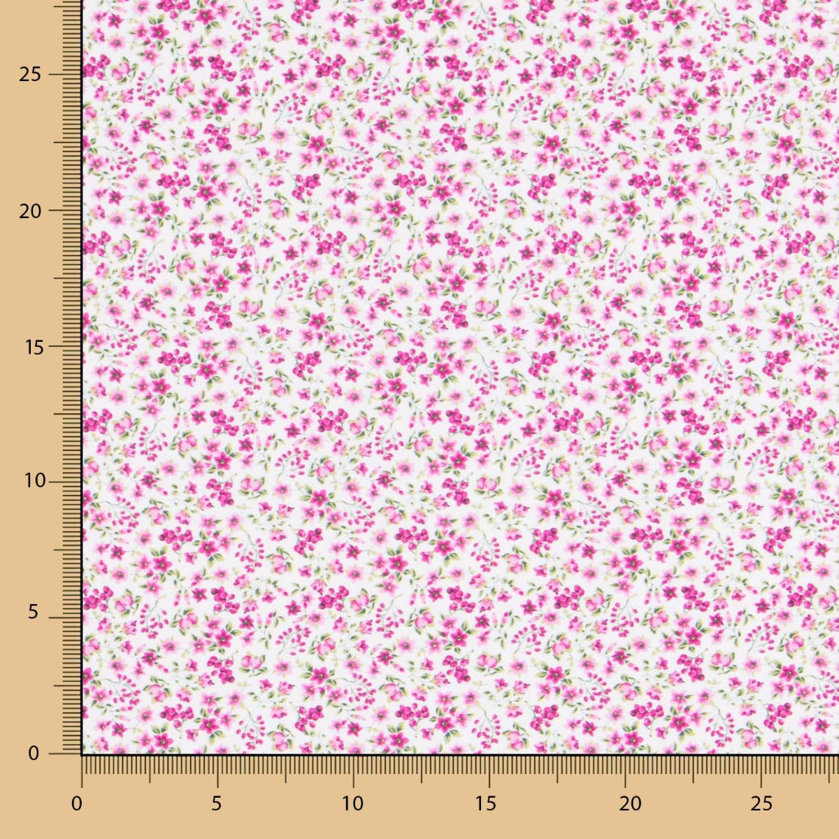 Cotton Liberty Cotton Flowers Rosa - Ribes y Casals