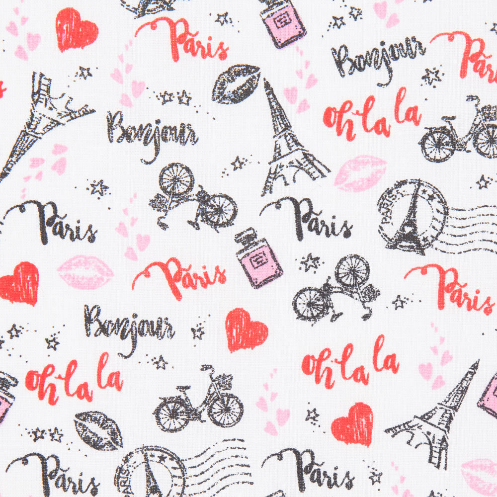 Love Paris Baumwolle Popeline - Ribes y Casals