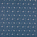 UFO Baumwoll-Popeline Blau - Ribes y Casals