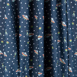 UFO Baumwoll-Popeline Blau - Ribes y Casals