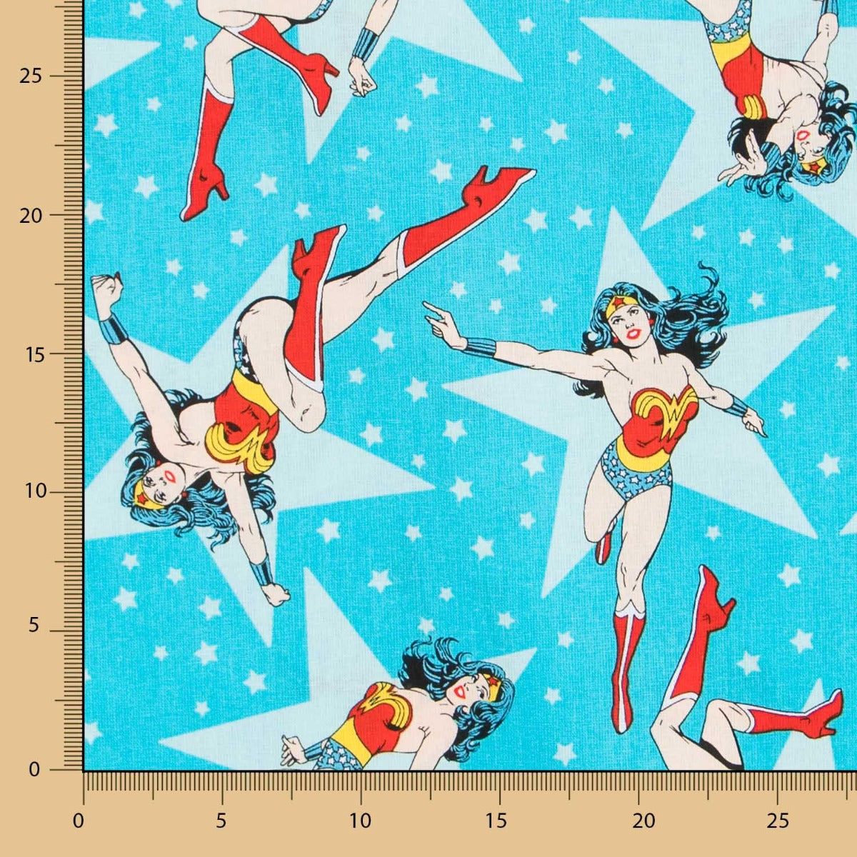 Wonder Woman Sterne Baumwolle - Ribes y Casals