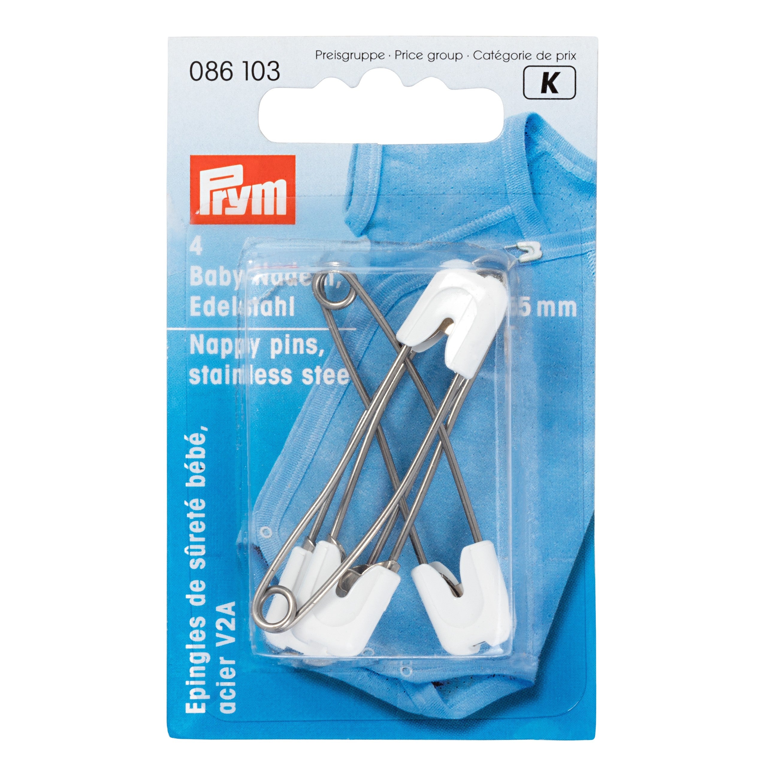 Sicherheitsnadeln Baby 55mm Prym 086103 - Ribes y Casals