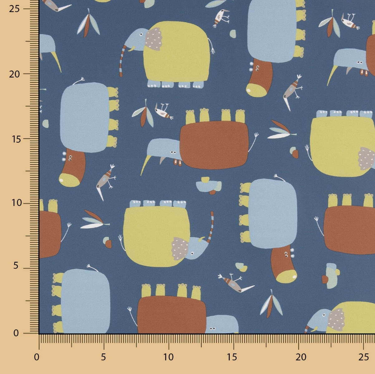 Rhino Print 70 x 135 cm wasserdichte Tapete - Ribes y Casals