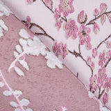Jacquard-Damast Japo Rosa - Ribes y Casals