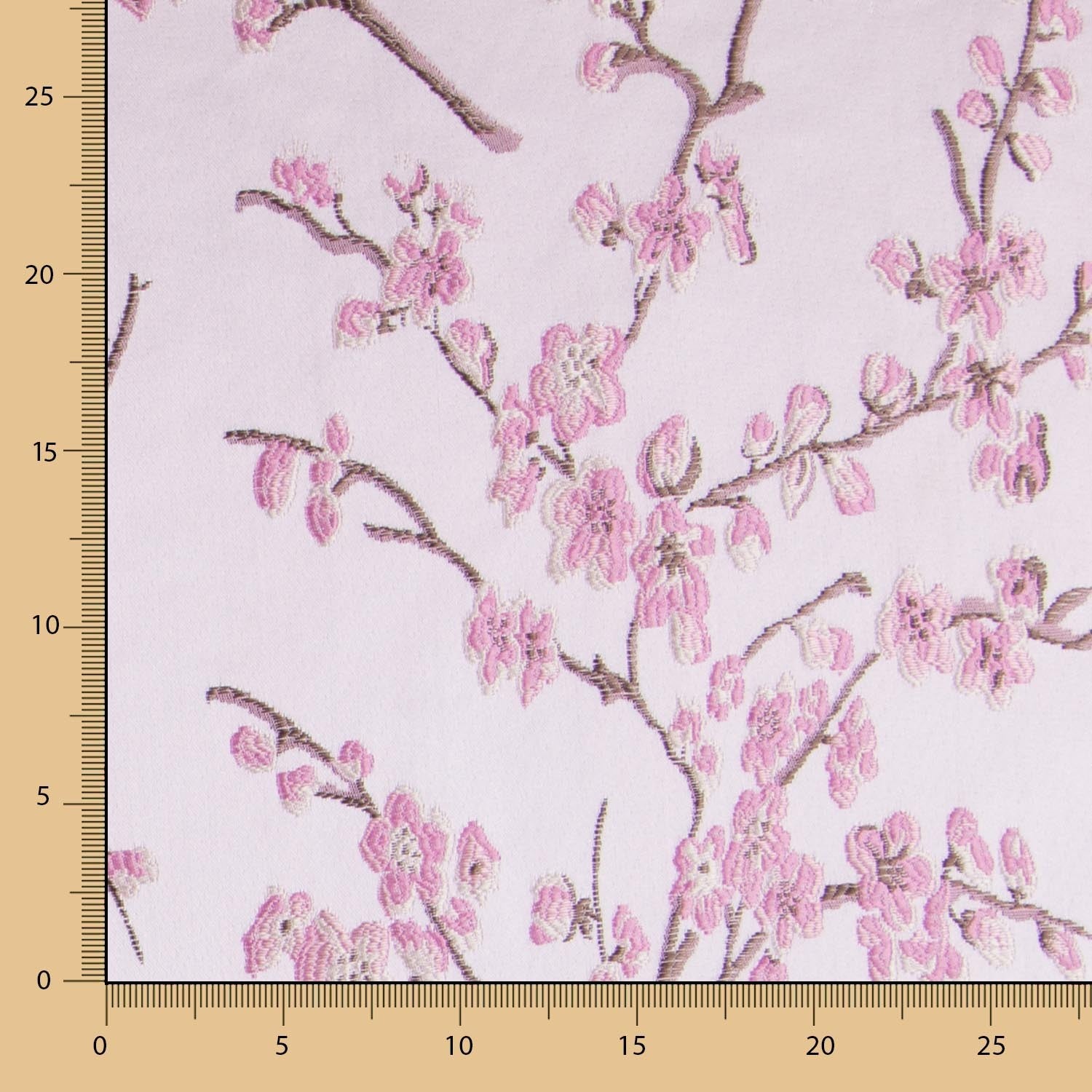 Jacquard-Damast Japo Rosa - Ribes y Casals