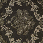 Jacquard Damast Lurex Schwarz Gold - Ribes y Casals