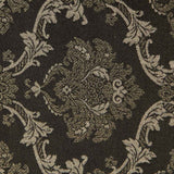 Jacquard Damast Lurex Schwarz Gold - Ribes y Casals