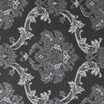 Jacquard Damast Lurex Schwarz Silber - Ribes y Casals