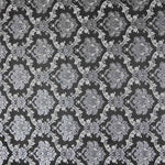 Jacquard Damast Lurex Schwarz Silber - Ribes y Casals