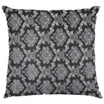 Jacquard Damast Lurex Schwarz Silber - Ribes y Casals