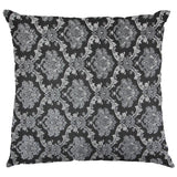 Jacquard Damast Lurex Schwarz Silber - Ribes y Casals