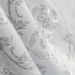 Jacquard Damast Lurex Silber - Ribes y Casals