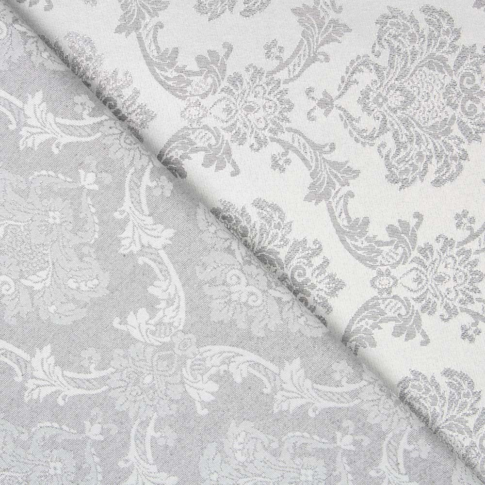 Jacquard Damast Lurex Silber - Ribes y Casals