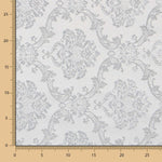 Jacquard Damast Lurex Silber - Ribes y Casals