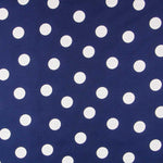Jacquard zweiseitig blau gepunktet - Ribes y Casals