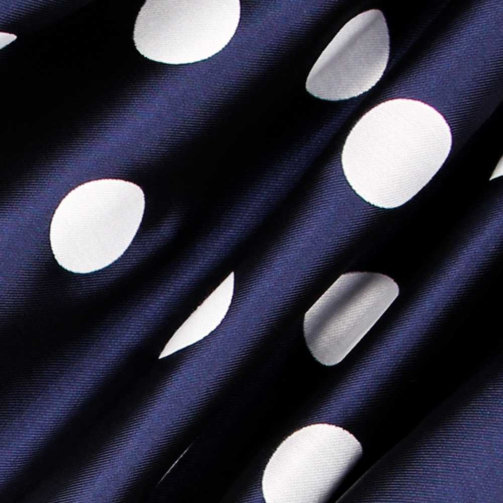 Jacquard zweiseitig blau gepunktet - Ribes y Casals