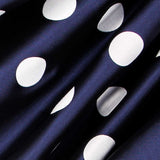 Jacquard zweiseitig blau gepunktet - Ribes y Casals