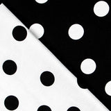Jacquard Zwei Seiten Schwarz Polka Dot - Ribes y Casals