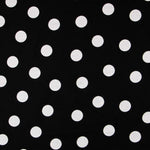 Jacquard Zwei Seiten Schwarz Polka Dot - Ribes y Casals