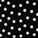 Jacquard Zwei Seiten Schwarz Polka Dot - Ribes y Casals